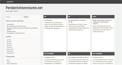 Desktop Screenshot of persberichtversturen.net