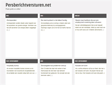 Tablet Screenshot of persberichtversturen.net